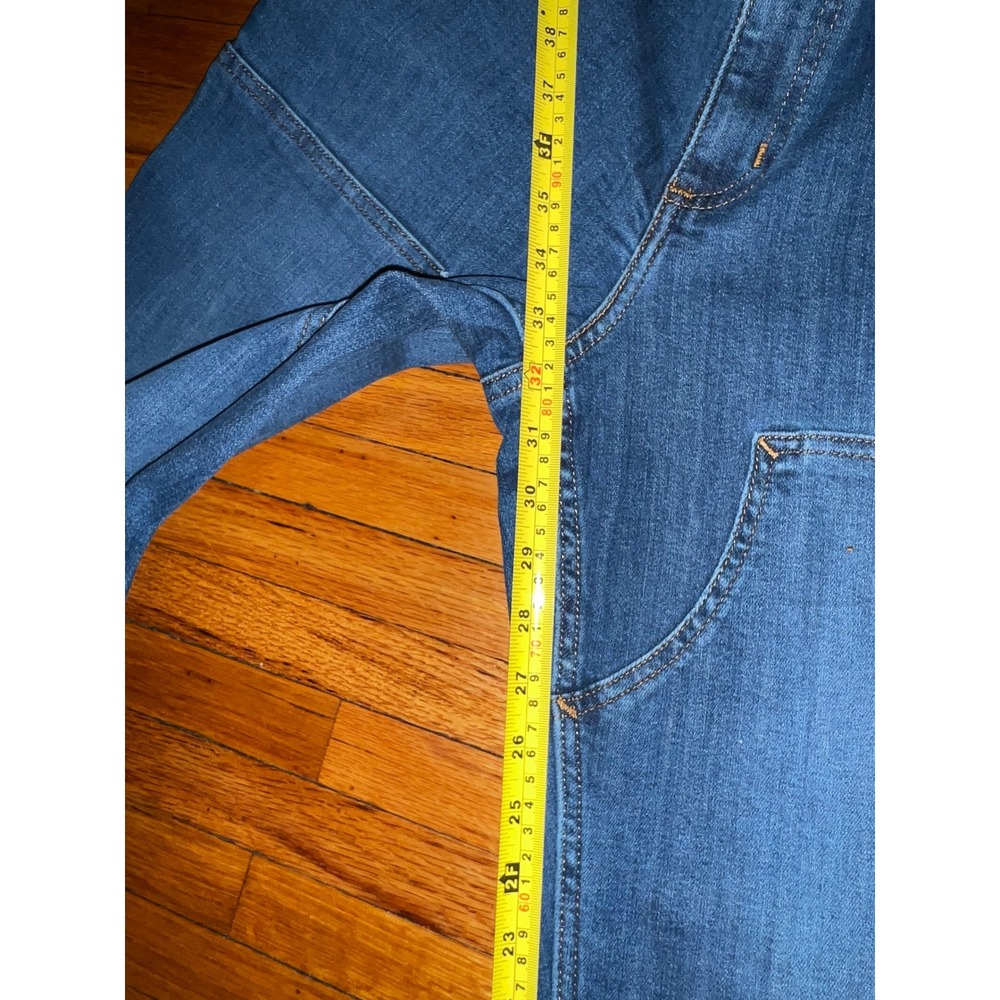Carhartt BD5110-W Womens Rugged Flex Relaxed Fit Double Front Jeans Blue 8 Tall - Picture 6 of 10